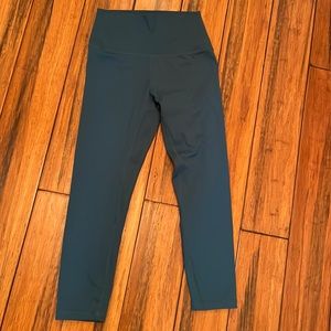 IAM MFG teal 7/8 leggings size 10 Large
